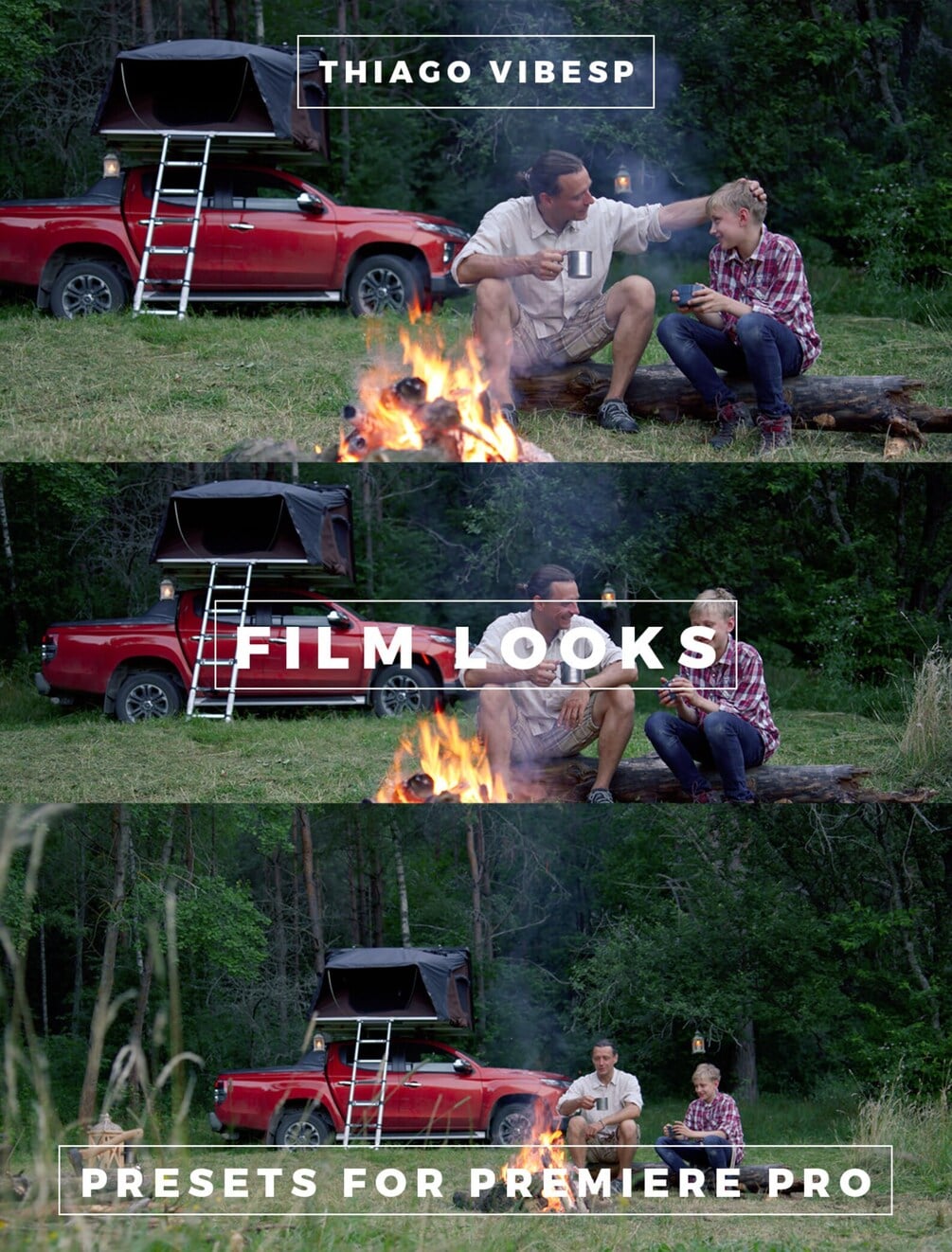 Super LUT preview 5 — cinematic RED R3D color grade