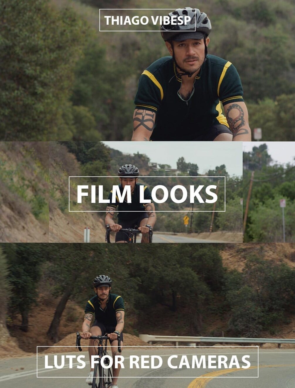 Super LUT preview 6 — cinematic RED R3D color grade